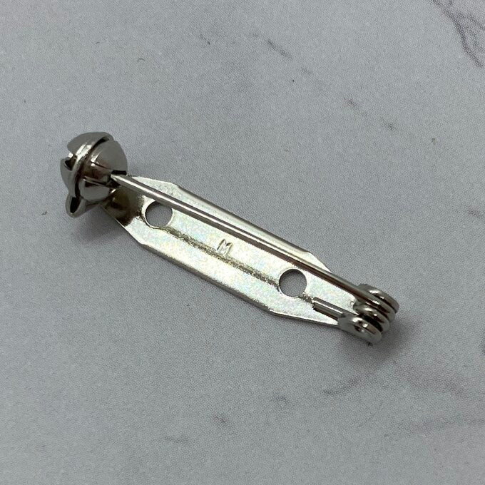 パープルの薔薇ブローチ/フラメンコシージョ留め